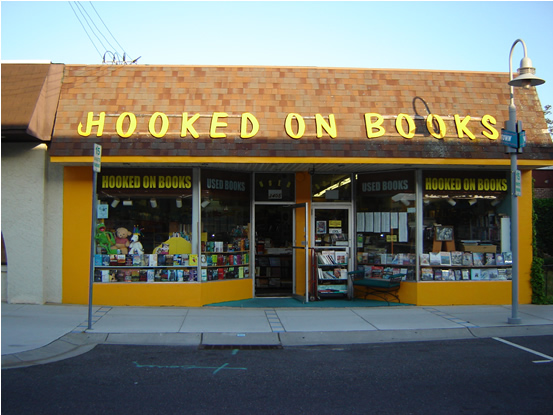 Hooked On Books Store Front Wildwood New Jersey USA