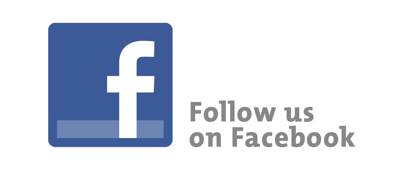 Follow us on facebook